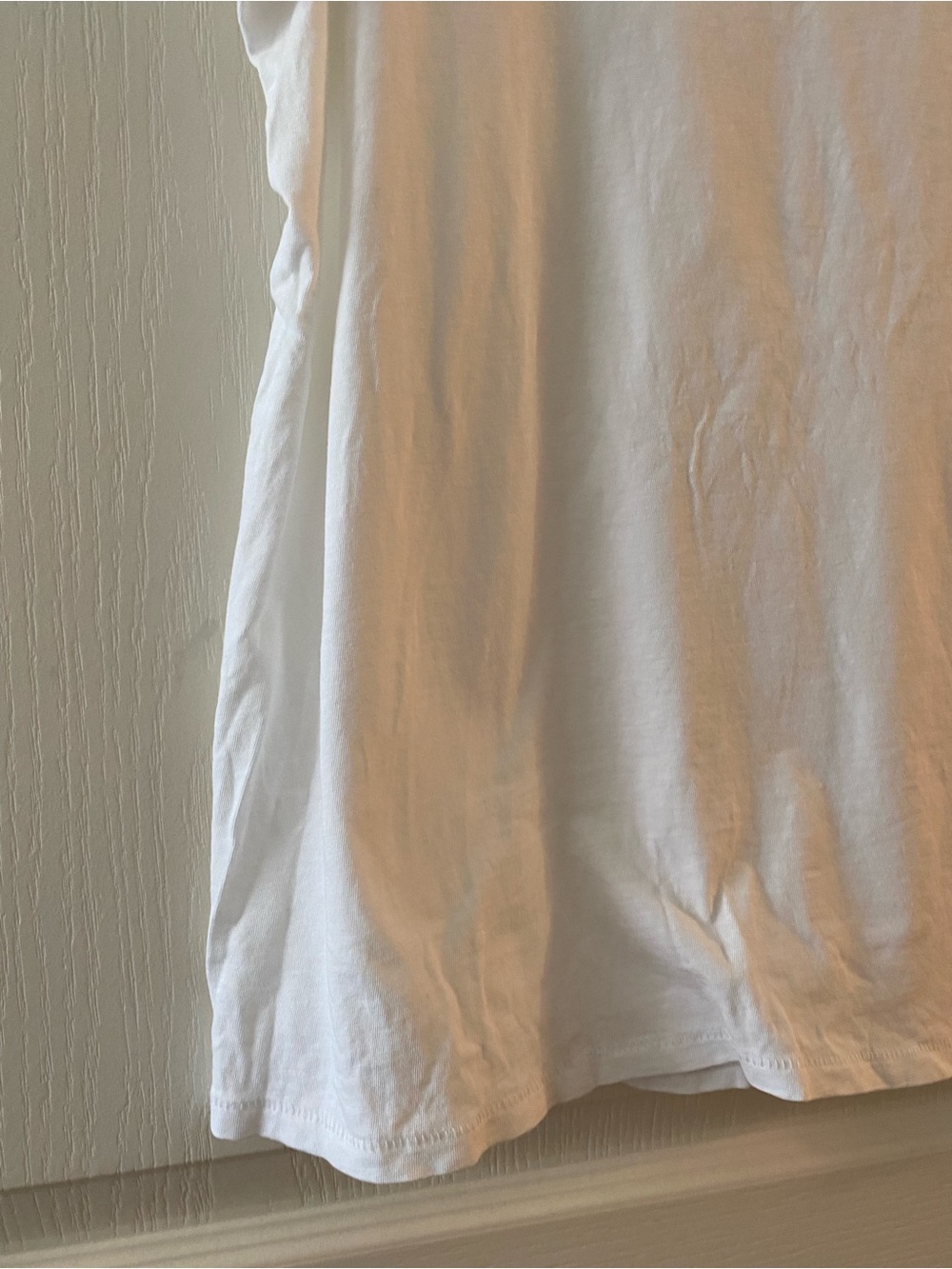 AERIE 100% Cotton Crewneck Short Sleeve T-Shirt in White - L - Picture 8 of 10